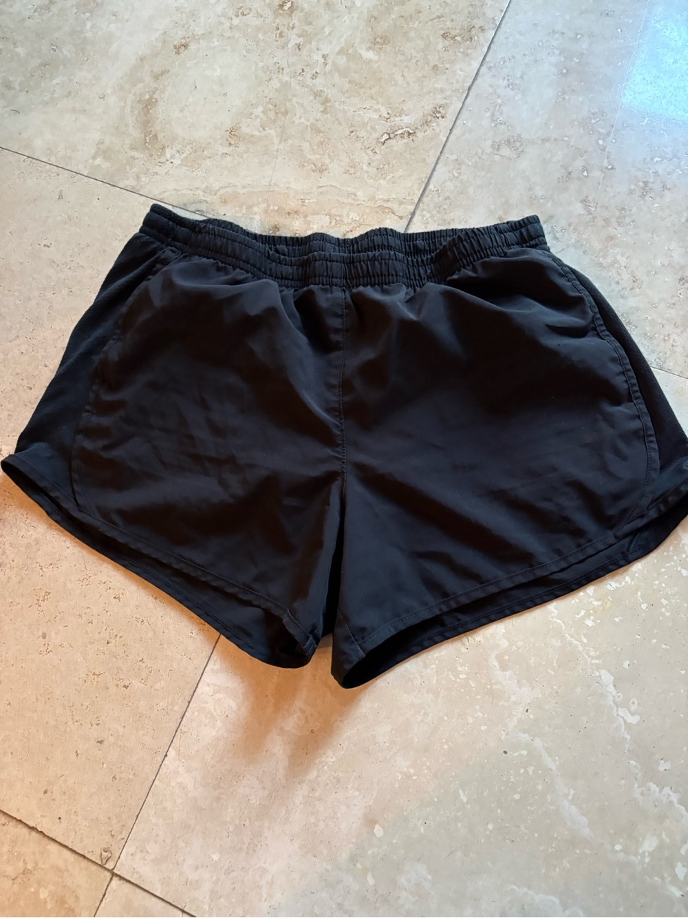 Athletic Works Black Women's Running Shorts